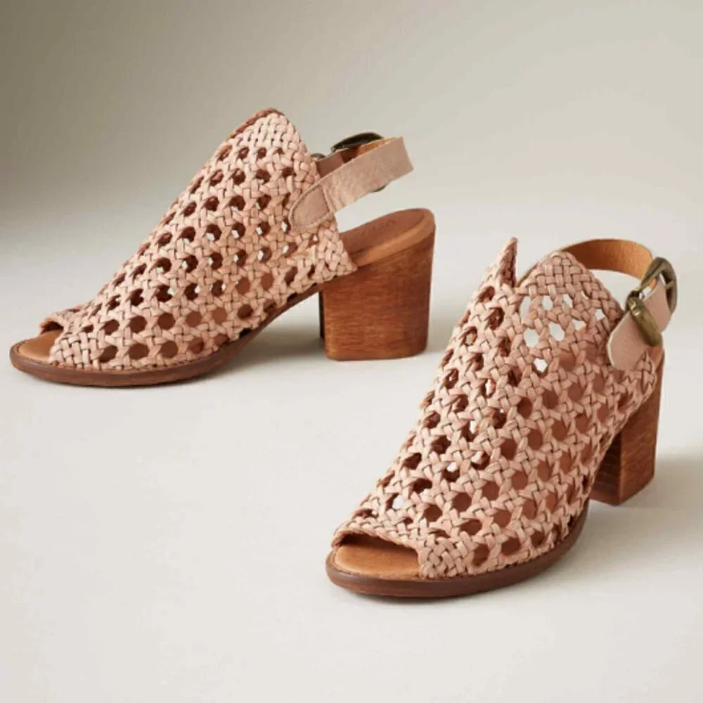 Sundance Veracruz Hive & Honey Sandals Pink Sz 10